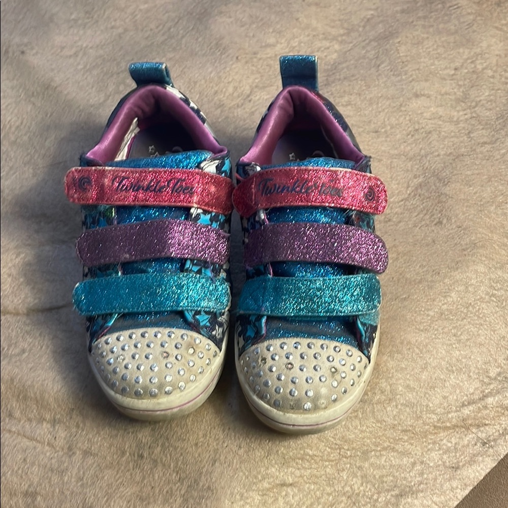 Kids Glitter Sneakers - Multicolor